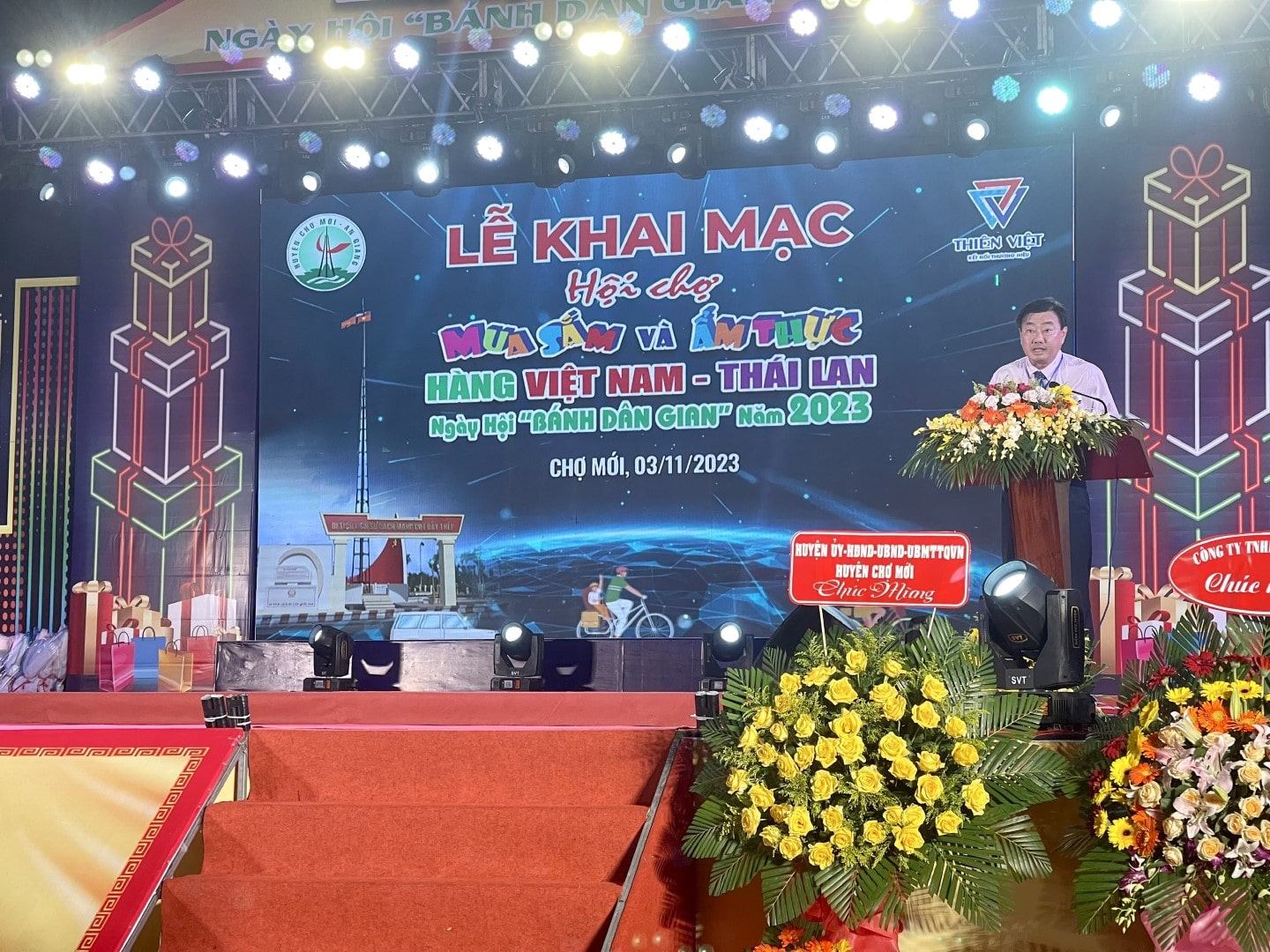 khai mạc Hội chợ mua Sắm và ẩm thực hàng Việt Nam - Thái Lan - Ngày hội bánh dân gian