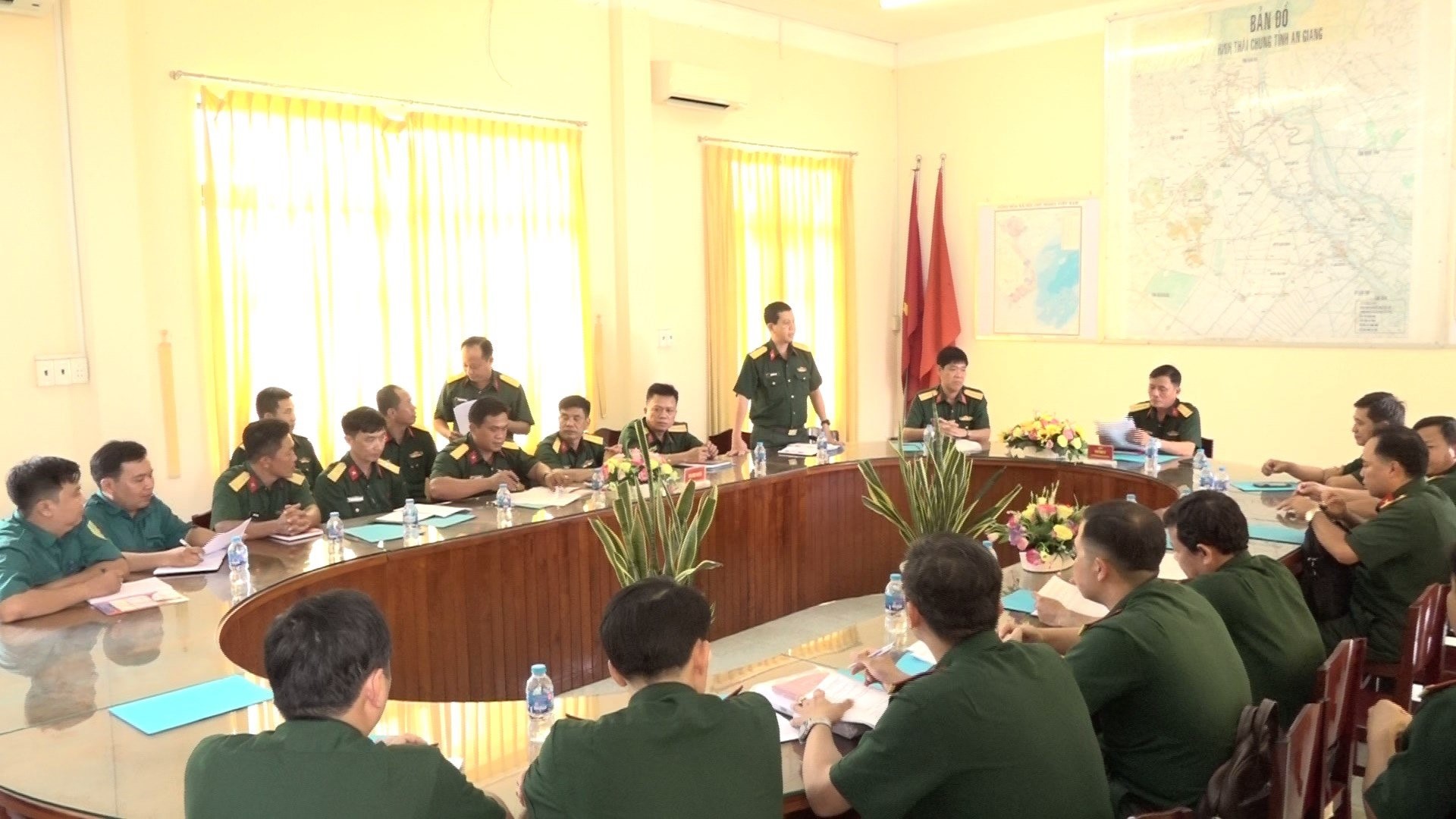 Bộ chỉ huy quân sự tỉnh kiểm tra phong trào thi đua quyết thắng 2023