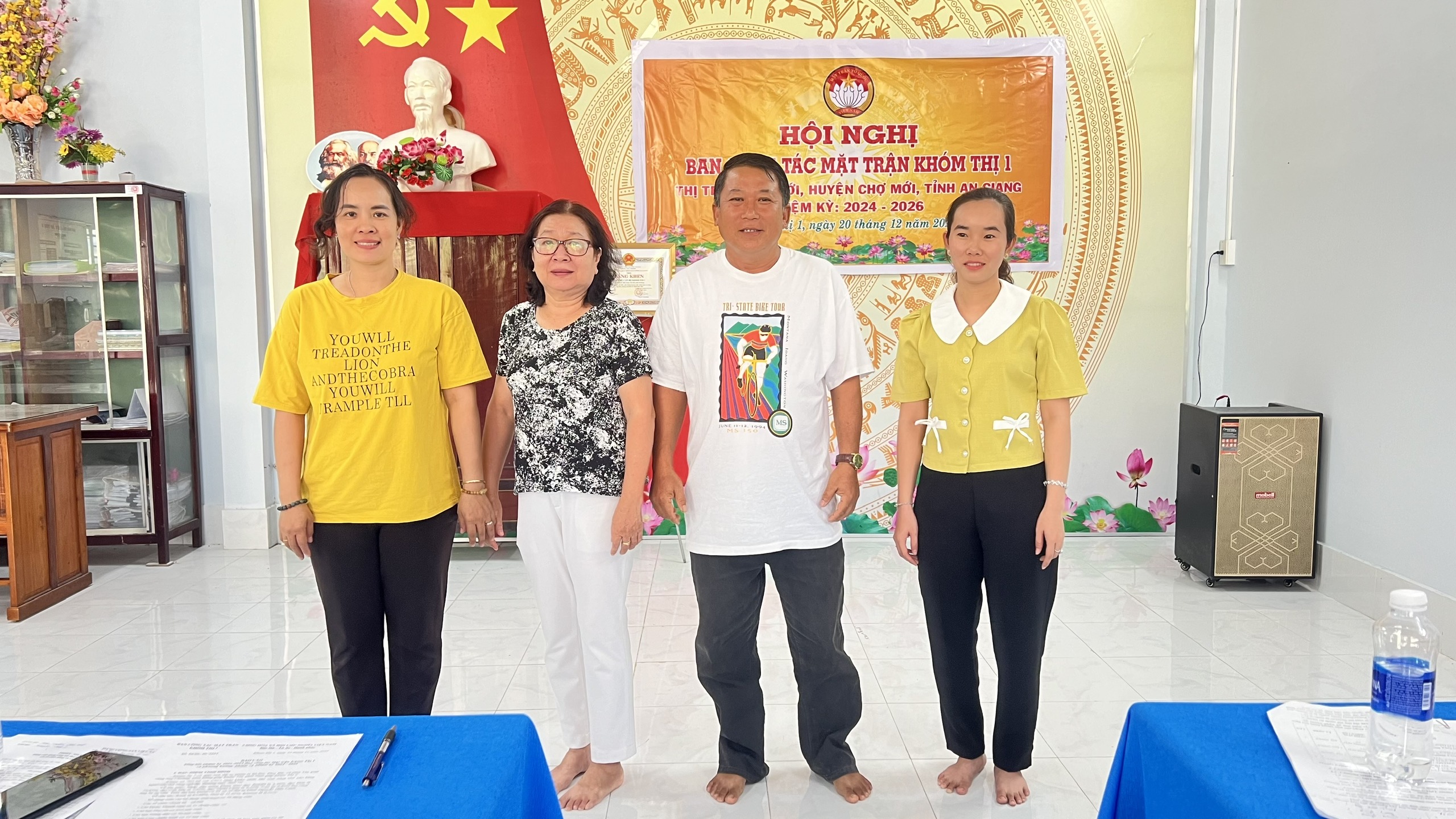 HỘI NGHỊ BAN CÔNG TÁC MẶT TRẬN KHÓM THỊ 1, NHIỆM KỲ 2024 – 2026