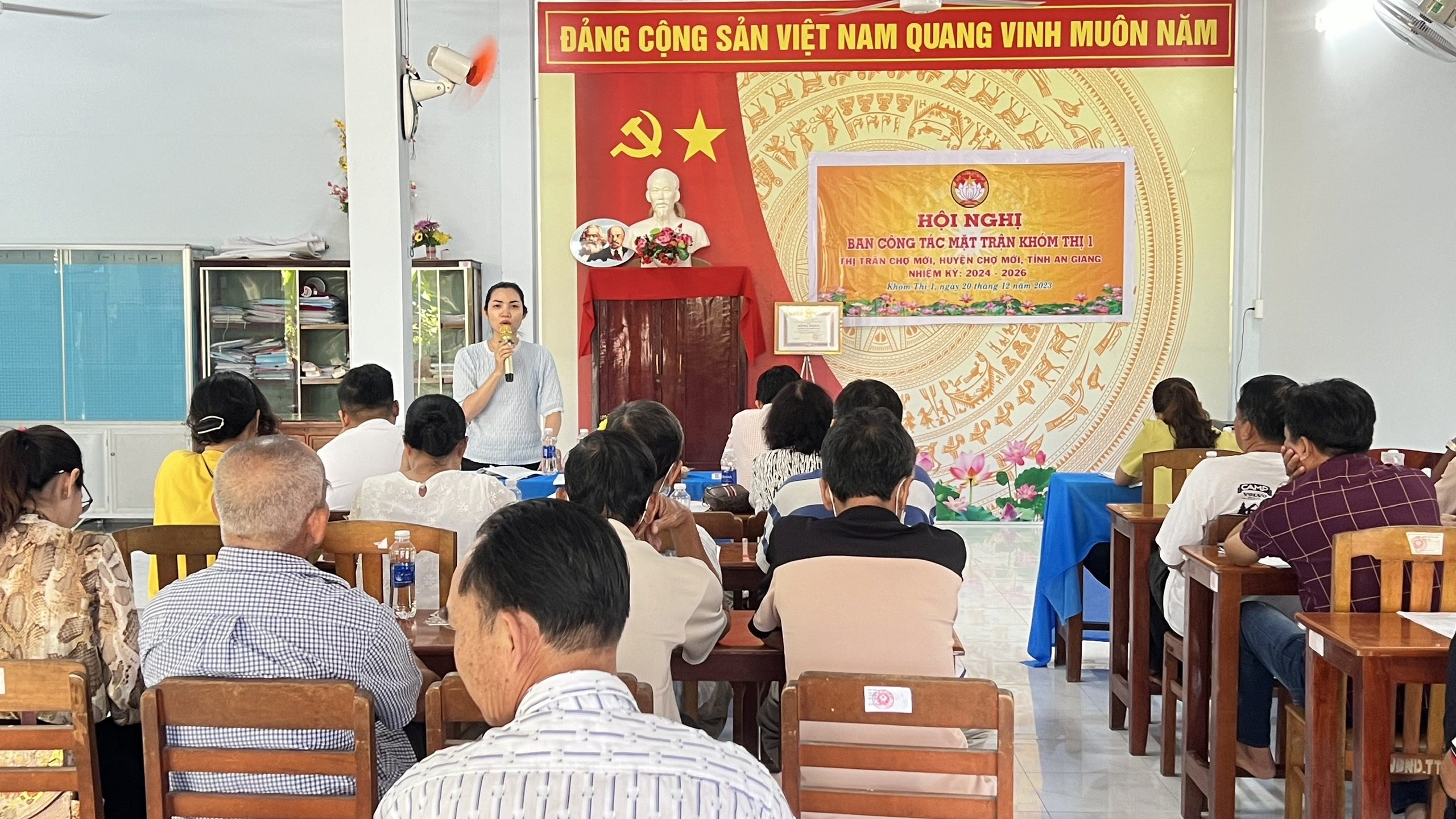 HỘI NGHỊ BAN CÔNG TÁC MẶT TRẬN KHÓM THỊ 1, NHIỆM KỲ 2024 – 2026