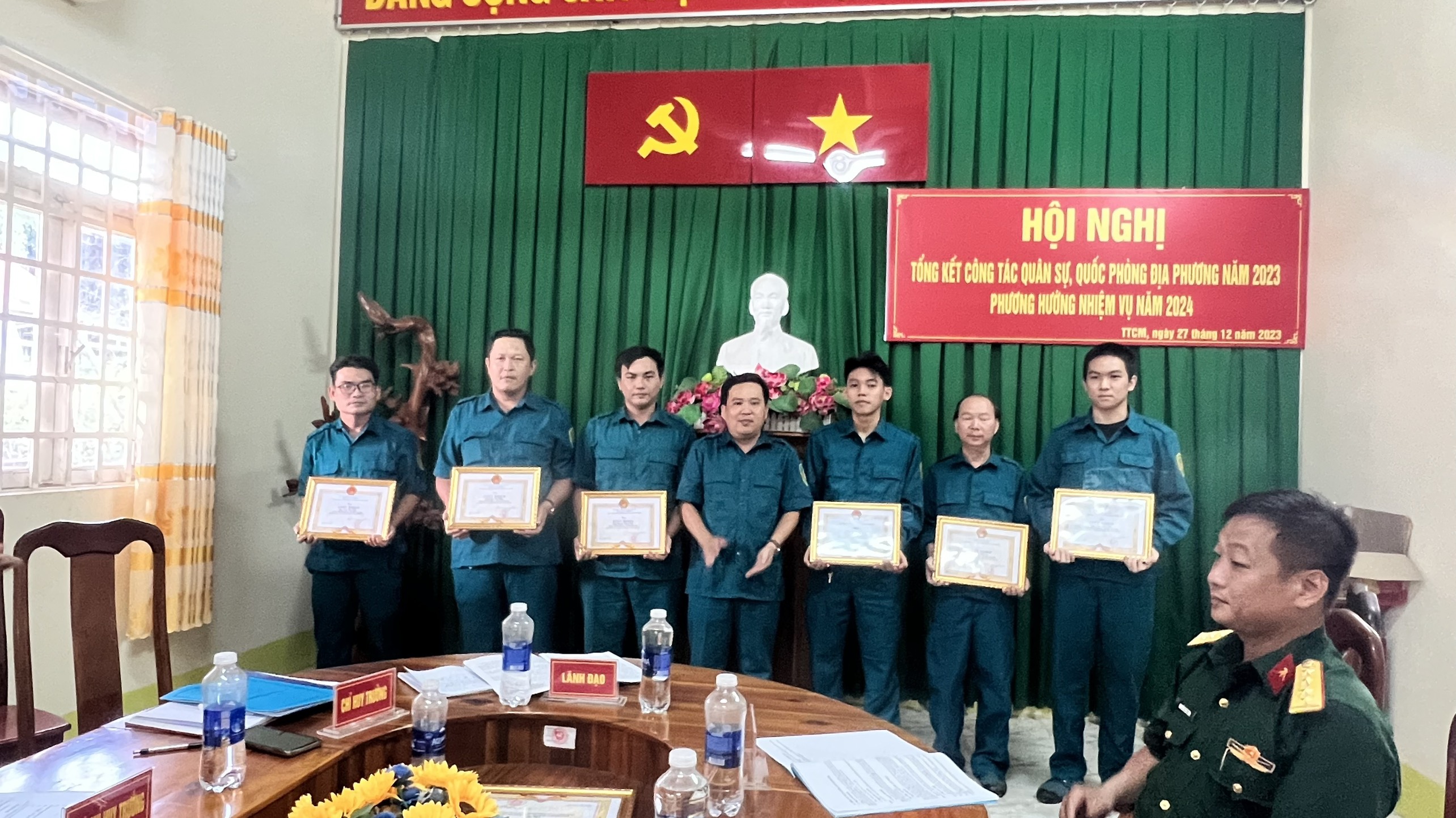 TỔNG KẾT CÔNG TÁC QUÂN SỰ QUỐC PHÒNG ĐỊA PHƯƠNG NĂM 2023
