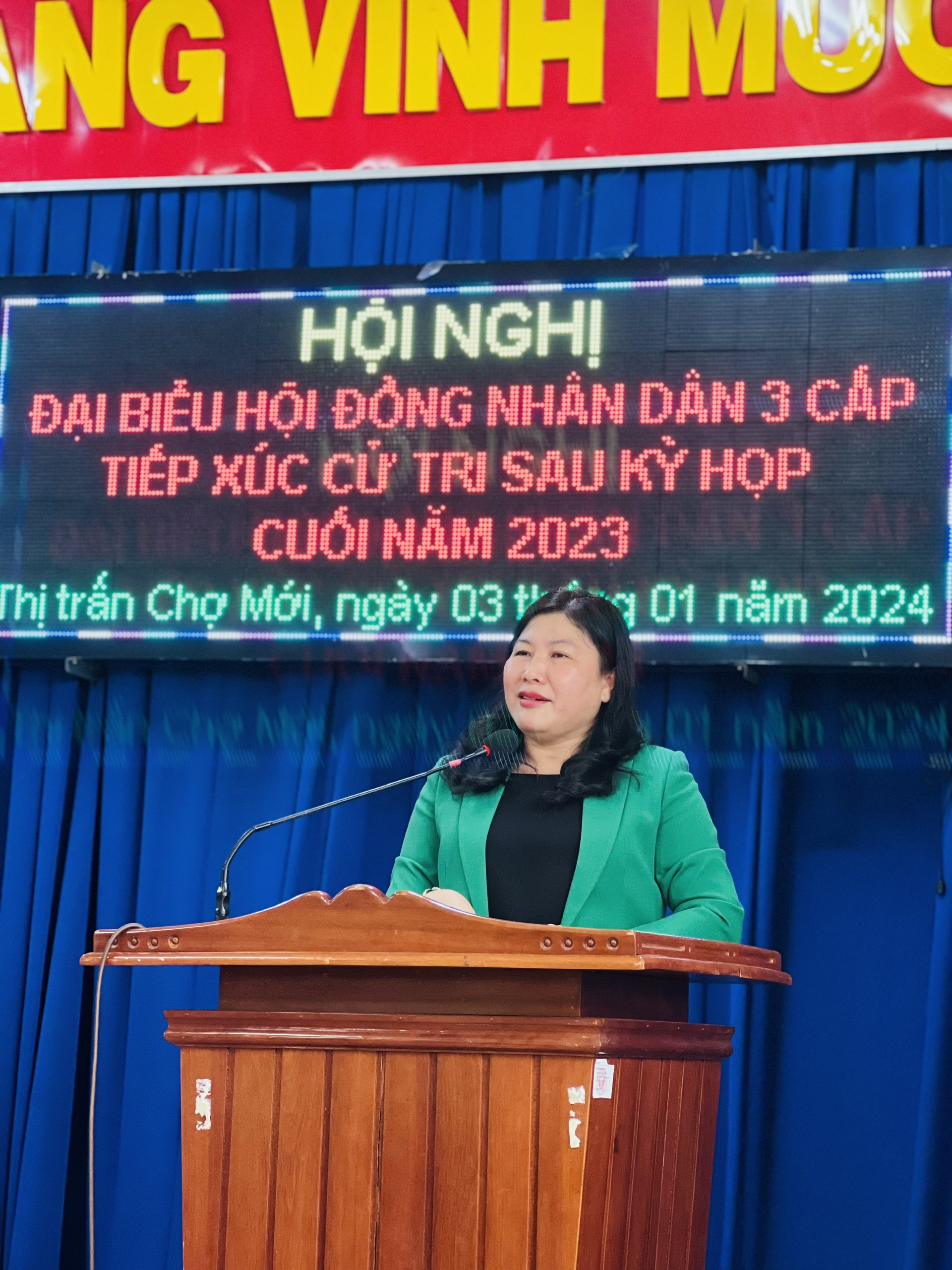 ĐẠI BIỂU HỘI ĐỒNG NHÂN DÂN 3 CẤP TIẾP XÚC CỬ TRI SAU KỲ HỌP CUỐI NĂM 2023
