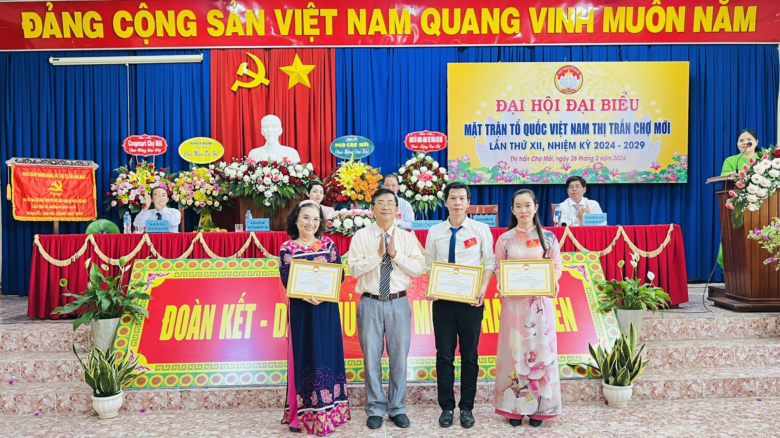 Đại hội Mặt trận thị trấn Chợ Mới, lần thứ XII, nhiệm kỳ 2024 -2029