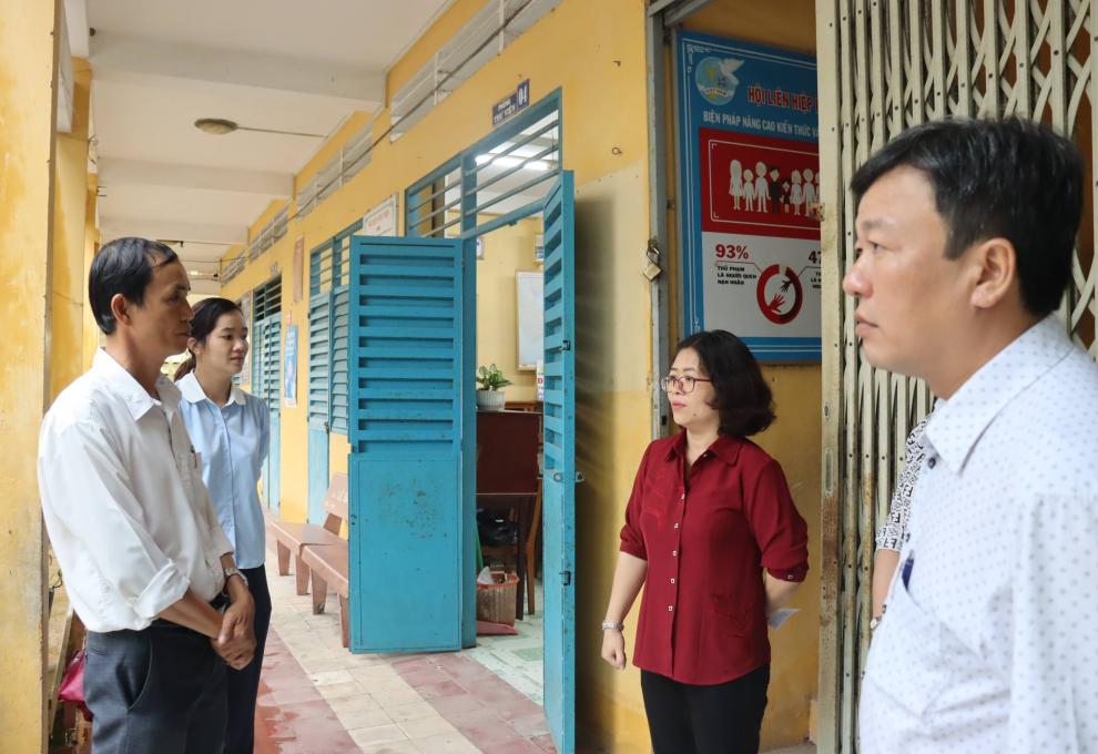 Khảo sát công tác chuẩn bị năm học mới 2025 - 2026
