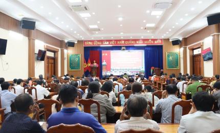 Chợ Mới tham dự Hội nghị trực tuyến triển khai chương trình hành động, kế hoạch của Tỉnh ủy