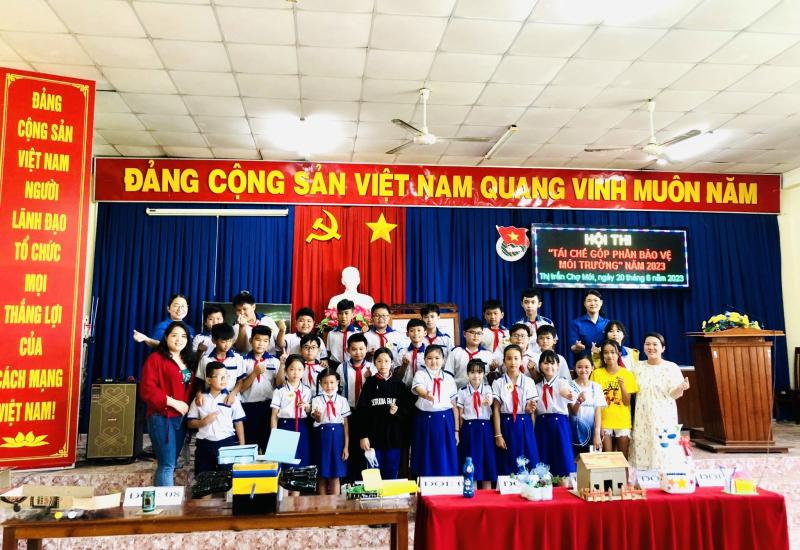 HỘI THI “TÁI CHẾ GÓP PHẦN BẢO VỆ MÔI TRƯỜNG” NĂM 2023