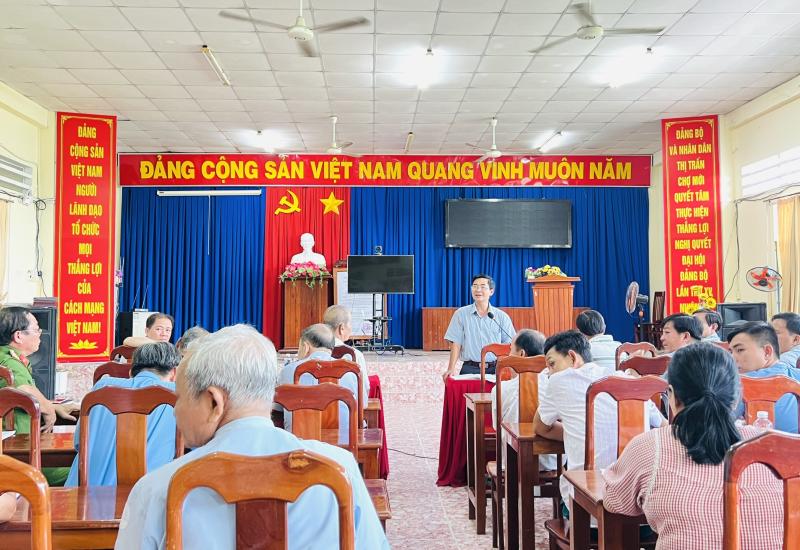 TRIỂN KHAI KẾ HOẠCH LỄ GIỖ LẦN THỨ 323 NĂM QUAN CHƯỞNG BINH LỄ THÀNH HẦU NGUYỄN HỮU CẢ