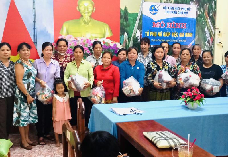 MÔ HÌNH “TỔ PHỤ NỮ GIÚP VIỆC GIA ĐÌNH”