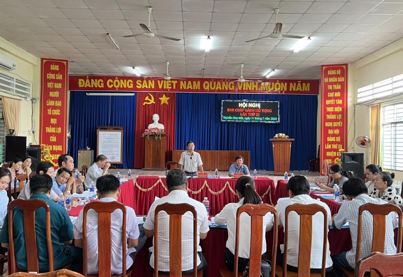 HỘI NGHỊ BAN CHẤP HÀNH MỞ RỘNG LẦN THỨ 22